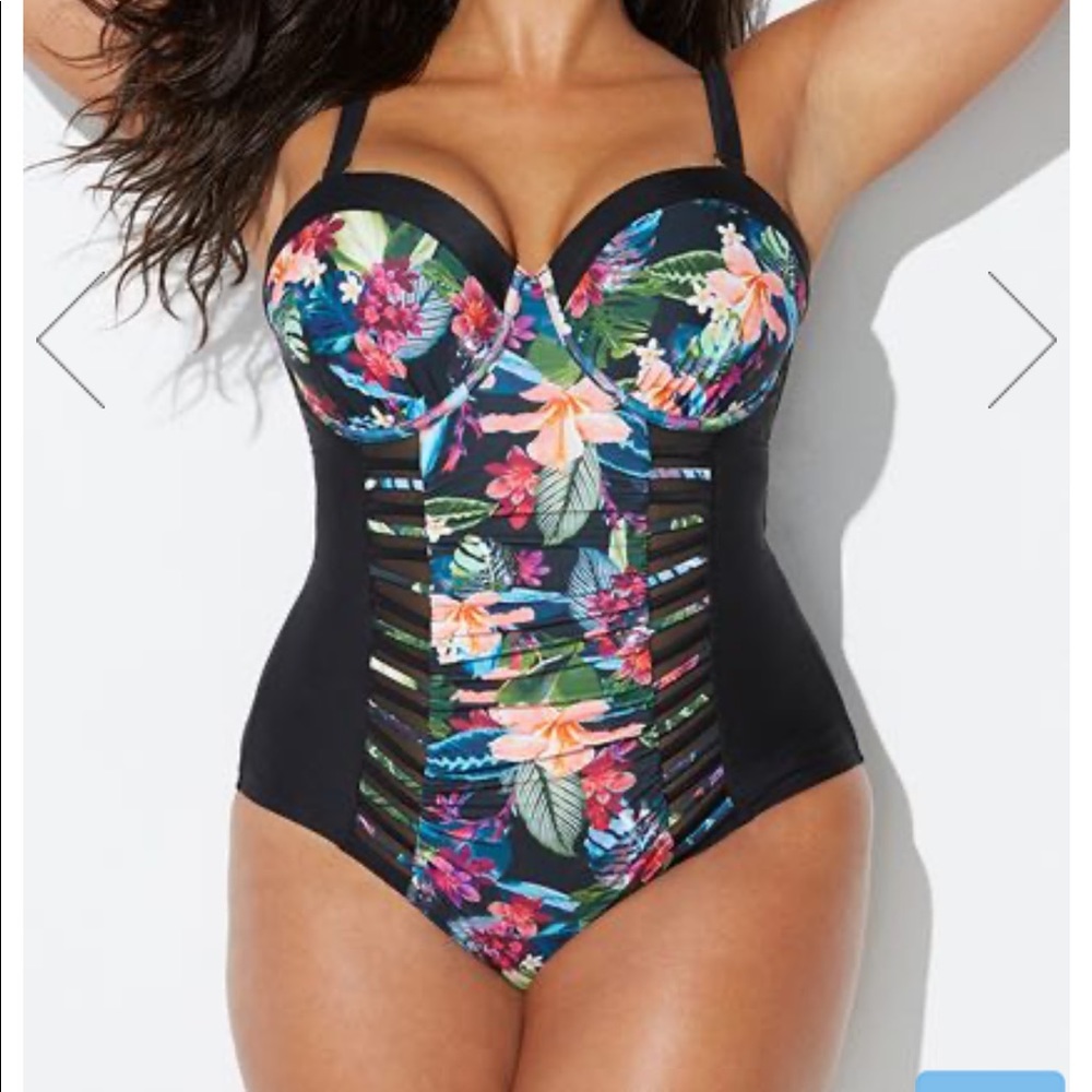 Floral one piece